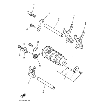 SHIFT CAM SHIFT FORK