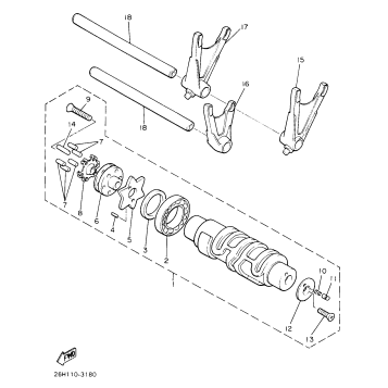 SHIFT CAM SHIFT FORK