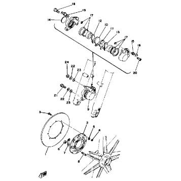 FRONT DISC BRAKE - CALIPER