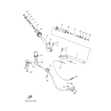STEERING HANDLE CABLE