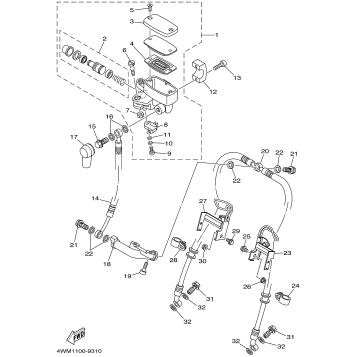 FRONT MASTER CYLINDER