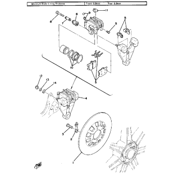 REAR DISC BRAKE - CALIPER