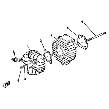 CYLINDER HEAD - CYLINDER LB50PG - PH - PJ