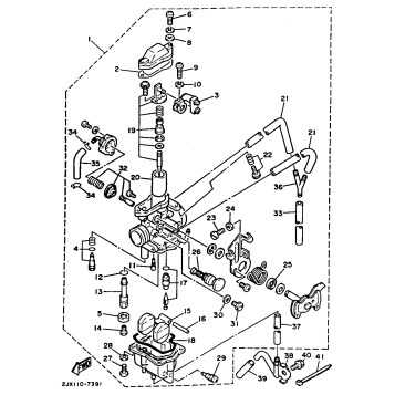 CARBURETOR CALIFORNIA MODEL ONLY