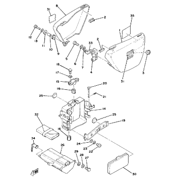 SIDE COVER-BATTERY BOX