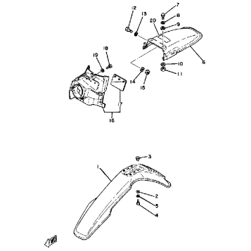 FRONT FENDER-REAR FENDER