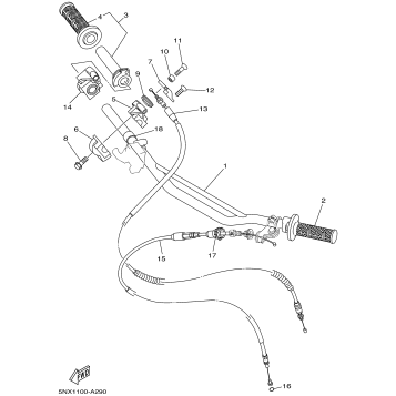 STEERING HANDLE CABLE