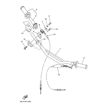 STEERING HANDLE - CABLE