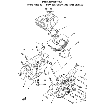 CRANKCASE - CYLINDER