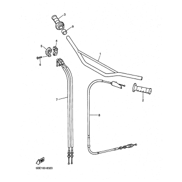STEERING HANDLE CABLE