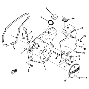 CRANKCASE COVER LEFT