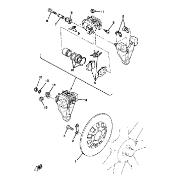 REAR DISC BRAKE - CALIPER