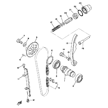 CAMSHAFT - CHAIN TENSIONER