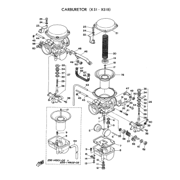 CARBURETOR (XS1 - XS1B)