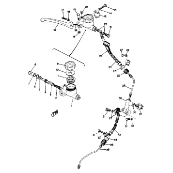MASTER CYLINDER - BRAKE HOSE
