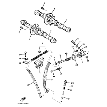 CAMSHAFT CHAIN XJ550H J K