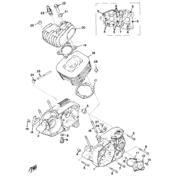 CRANKCASE CYLINDER