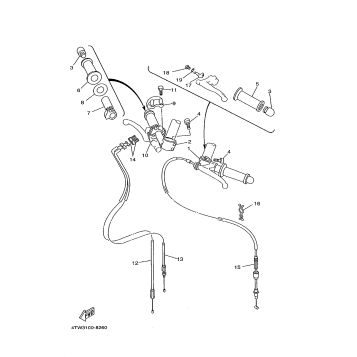 STEERING HANDLE CABLE