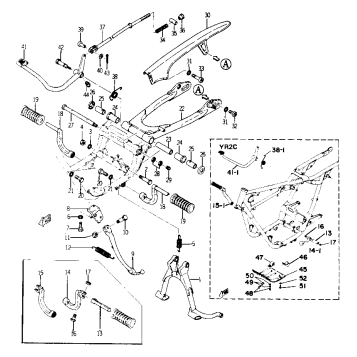 REAR ARM - STAND - FOOTREST
