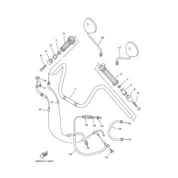 STEERING HANDLE CABLE