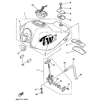 FUEL TANK NON CALIFORNIA