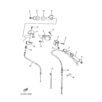 STEERING HANDLE CABLE