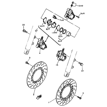 FRONT BRAKE - CALIPER
