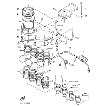 AIR FILTER CALIFORNIA MODEL ONLY
