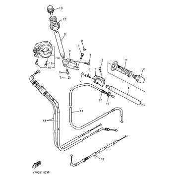 STEERING HANDLE CABLE