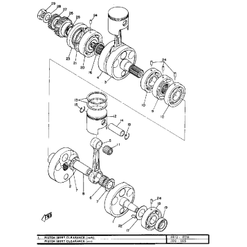 CRANKSHAFT AND PISTON