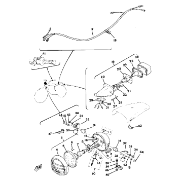 LIGHTING PARTS (HEAD LAMP - TAIL LAMP AND OTHER)