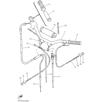 STEERING HANDLE CABLE