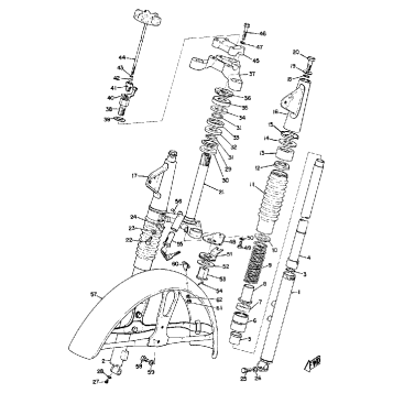 FRONT FORK-FRONT FENDER