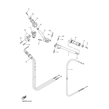 STEERING HANDLE CABLE