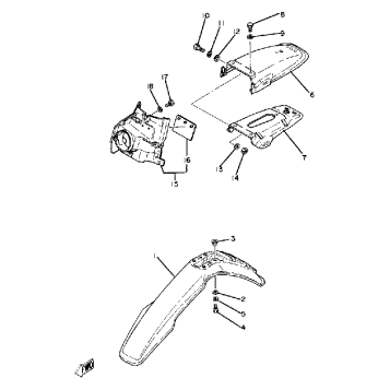 FRONT FENDER REAR FENDER