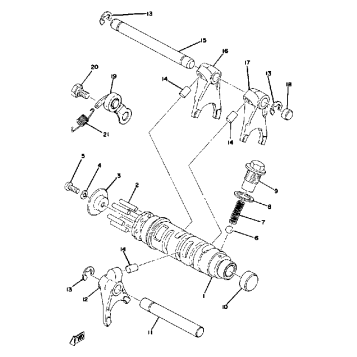 SHIFT CAM - FORK YZ100D