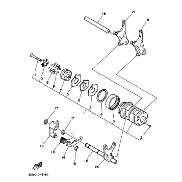 SHIFT CAM SHIFT FORK