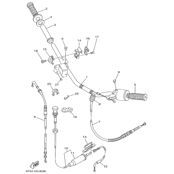 STEERING HANDLE CABLE