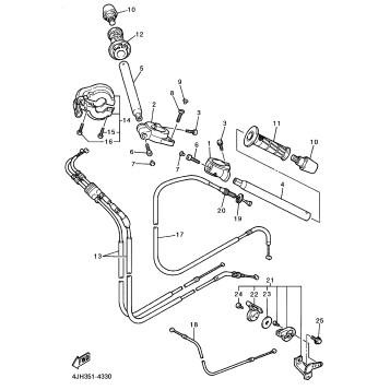 STEERING HANDLE CABLE