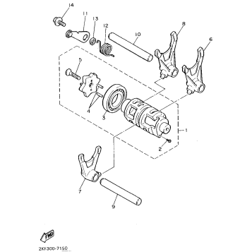 SHIFT CAM SHIFT FORK