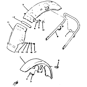 FRONT FENDER -REAR FENDER