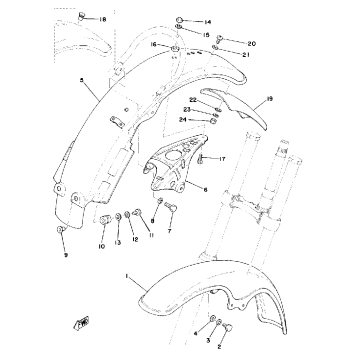 FRONT FENDER - REAR FENDER