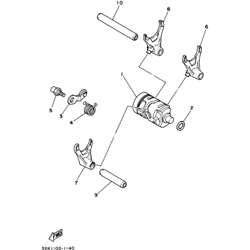 SHIFT CAM SHIFT FORK
