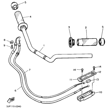 STEERING HANDLE CABLE