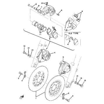 FRONT DISC BRAKE - CALIPER