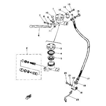 MASTER CYLINDER - BRAKE HOSE