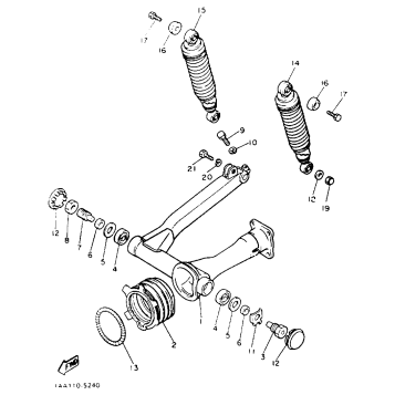 SWING ARM REAR SHOCKS