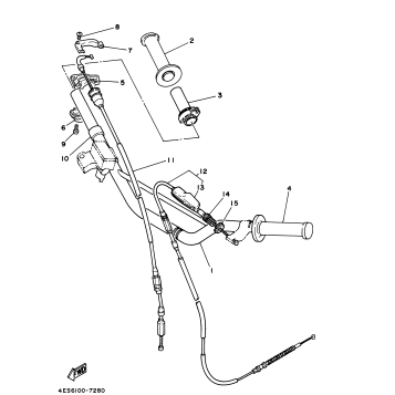 STEERING HANDLE CABLE