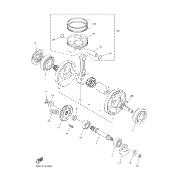 CRANKSHAFT PISTON