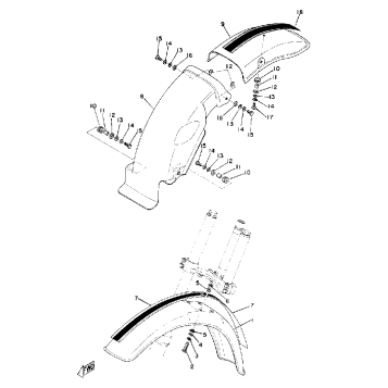 FRONT FENDER REAR FENDER